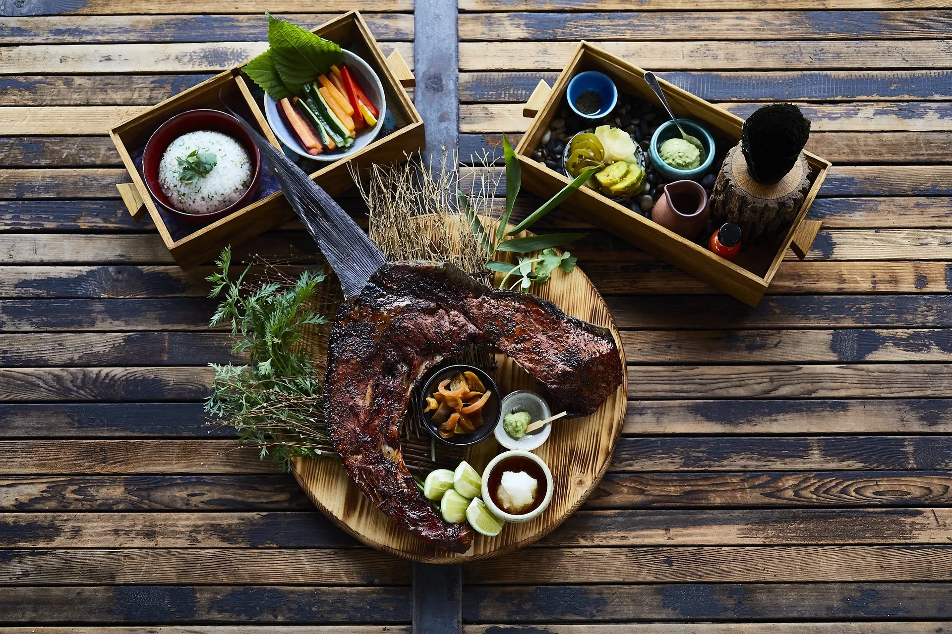 Kemuri Tatsu-ya — food