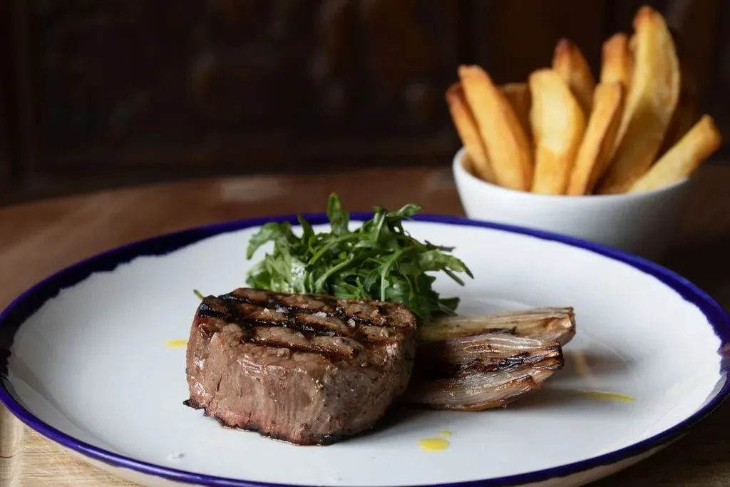 The Angel at Burford — food