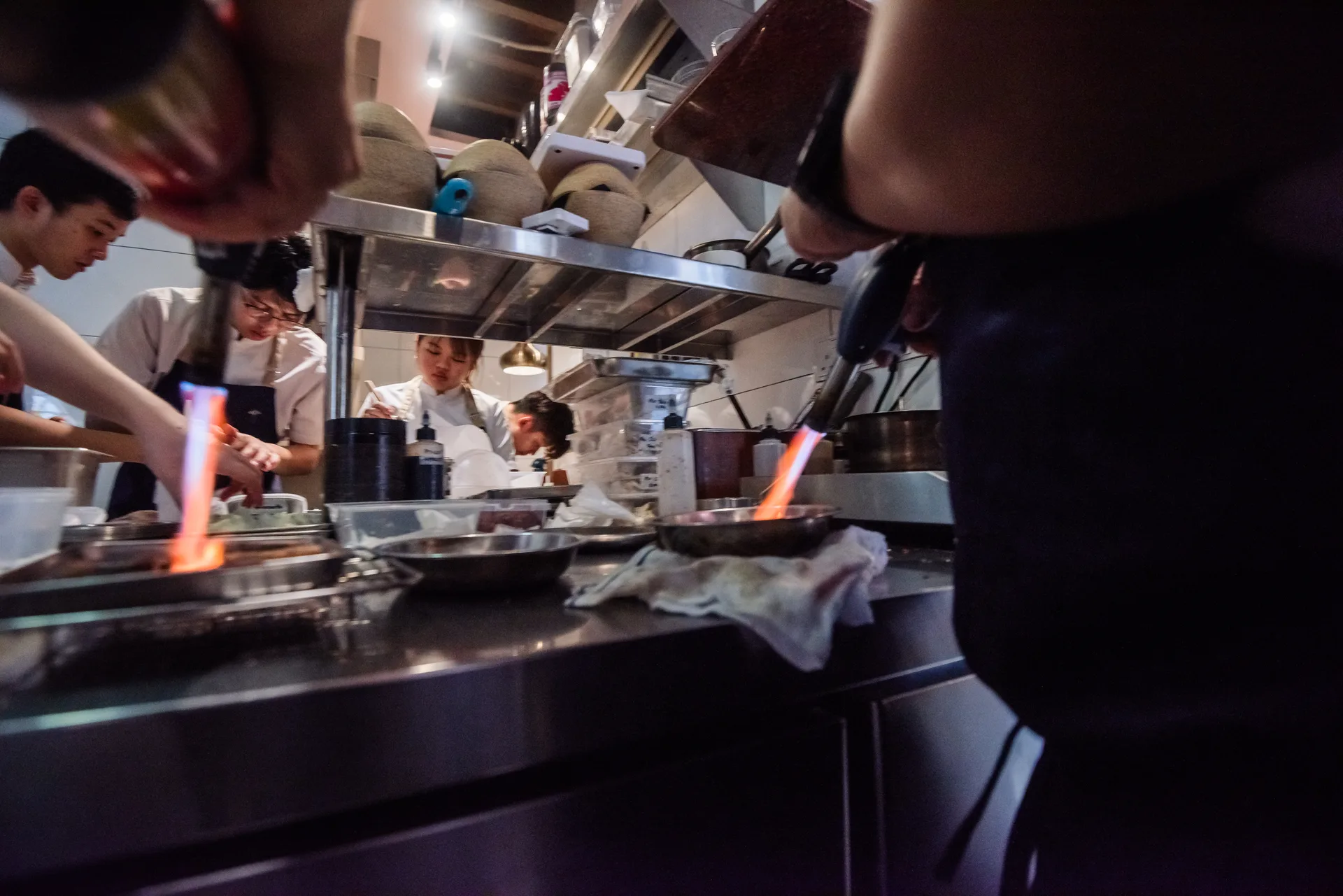 Au Jardin — kitchen