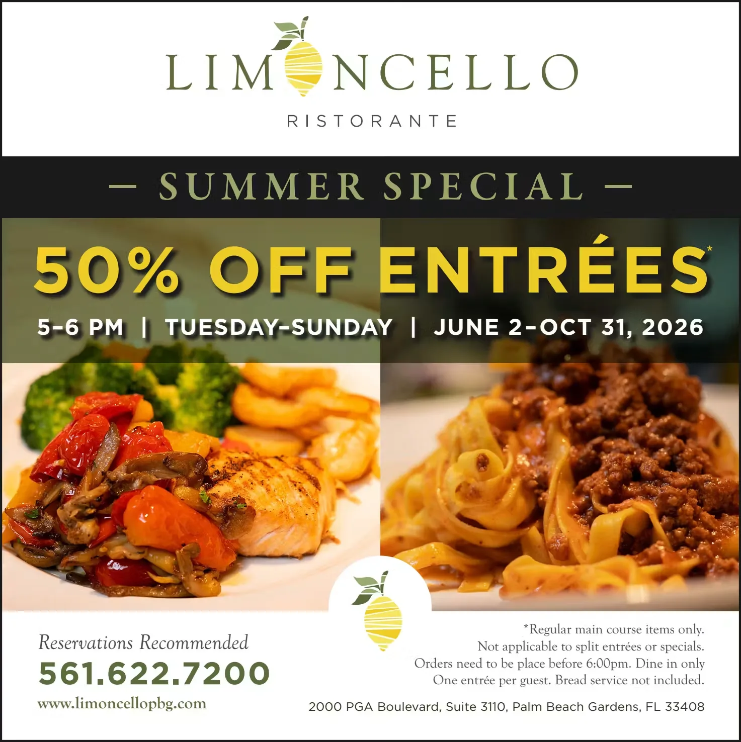 Limoncello Ristorante, North Palm Beach