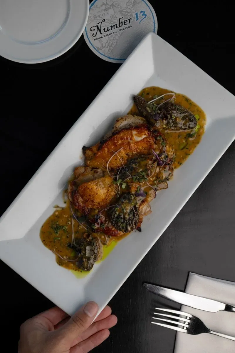Number 13 Prime Steak and Seafood — food