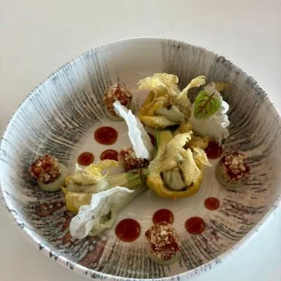 Les Trois Dômes — food