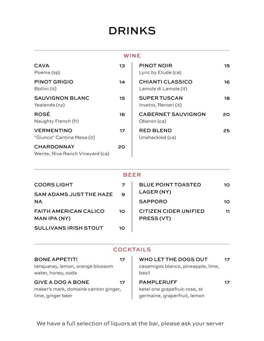 Red Horse by David Burke — food