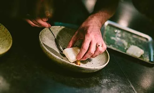 Osteria della Bottega — kitchen