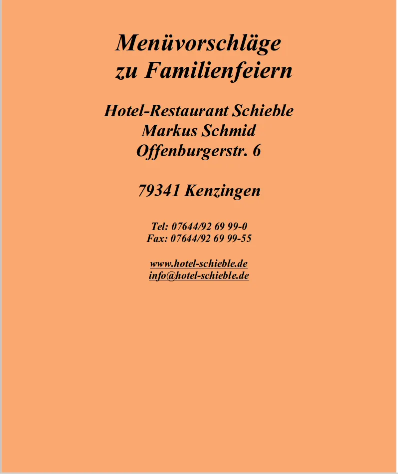 Restaurant Schieble — photo 4