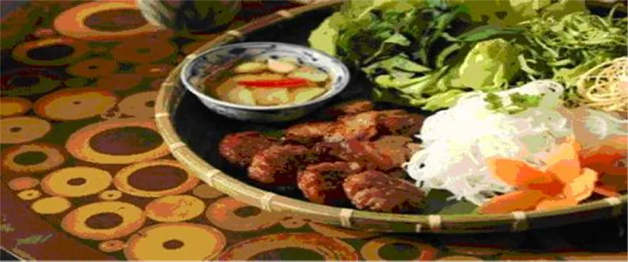 Bún Chả Đắc Kim (Hang Manh Street) — food