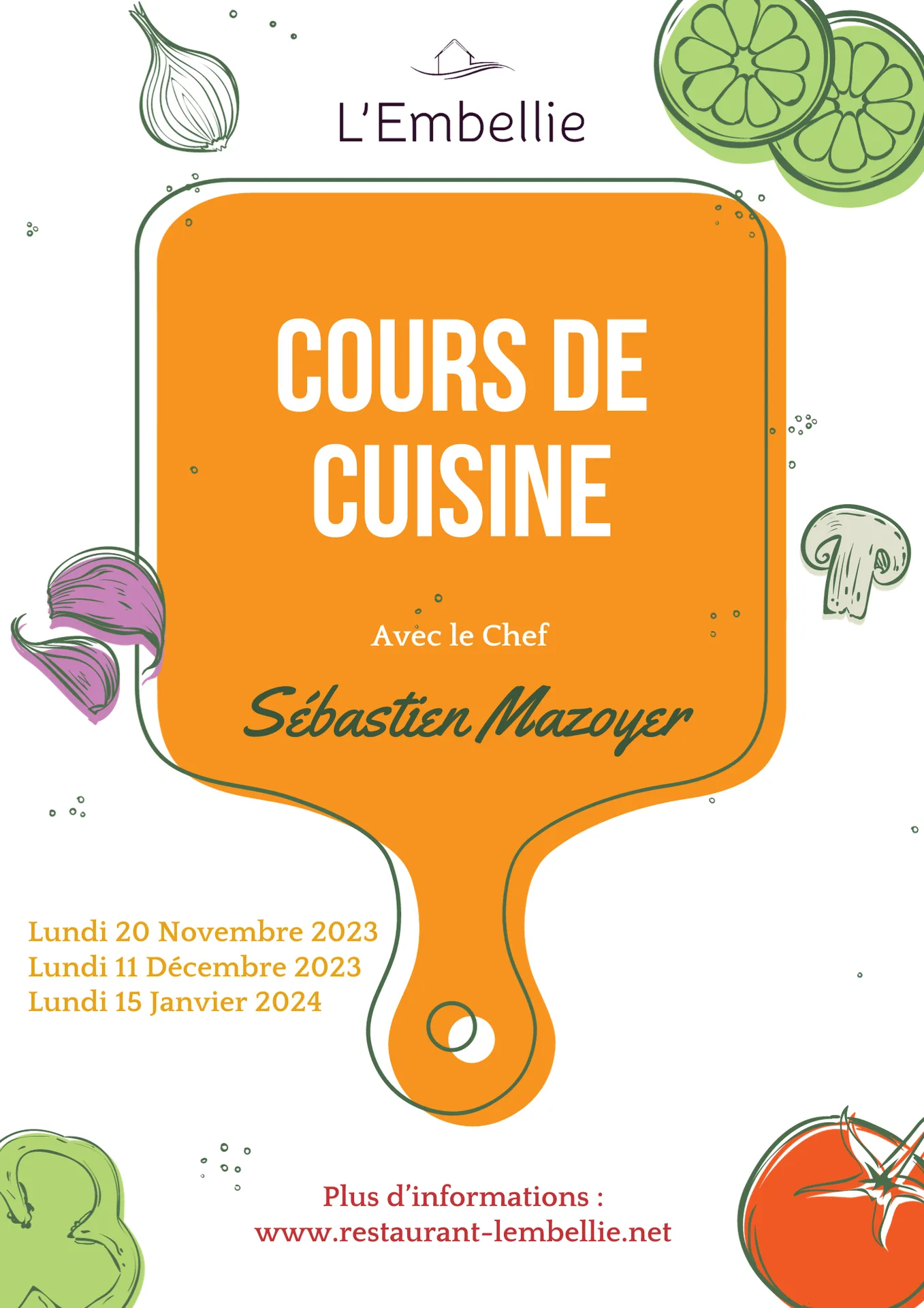 L'Embellie — food