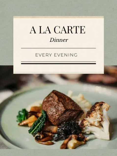 The Burleigh Restaurant at Burleigh Court — food