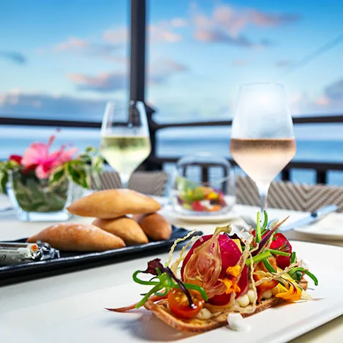 The Cliff At Cap — food