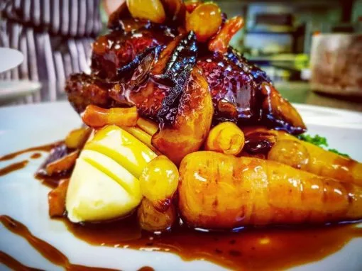 The Cock and Bull — food