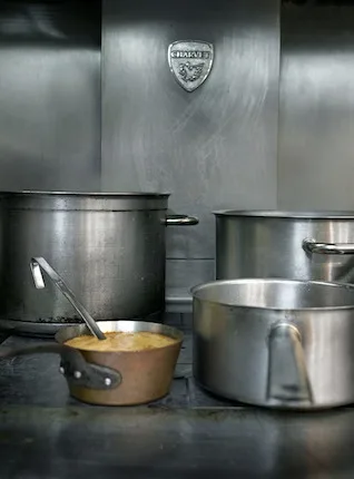 Chez Bruce — kitchen