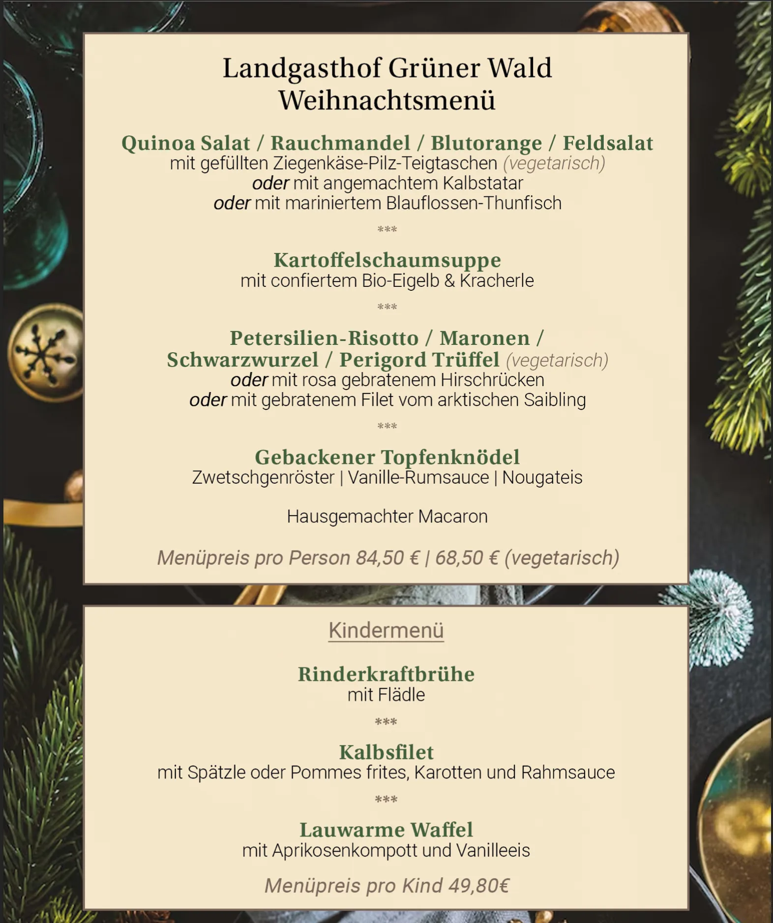 Restaurant Grüner Wald — photo 93