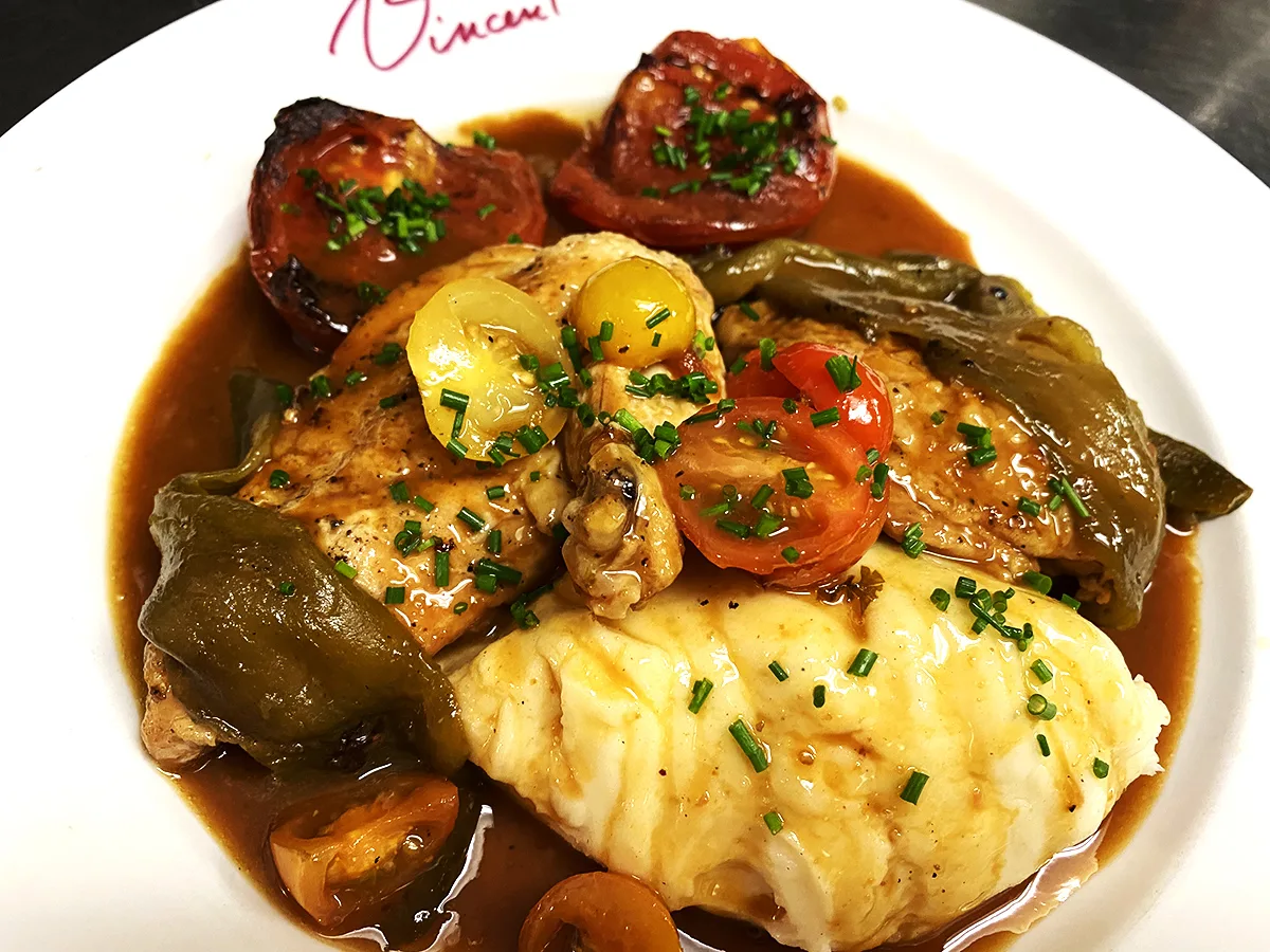Vincent Guerithault on Camelback — food
