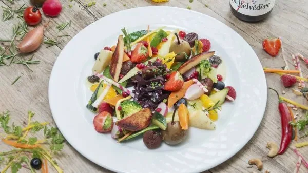 Belvédère — food