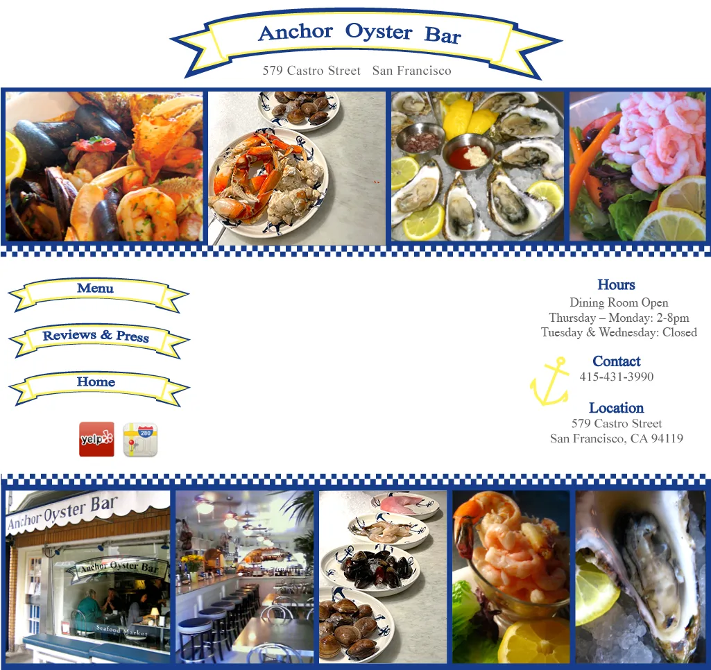 Anchor Oyster Bar, San Francisco