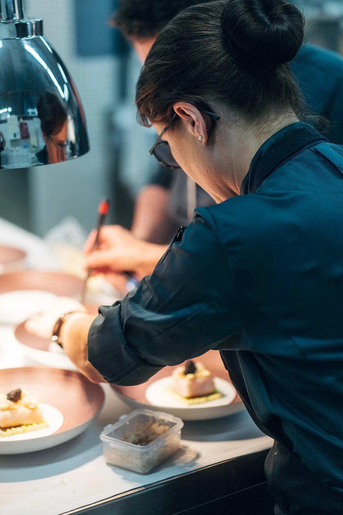 Restaurant Überfahrt — kitchen