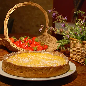 Auberge de Montpoupon — food