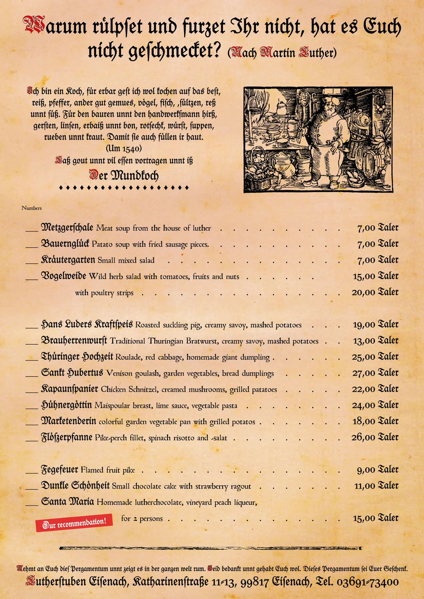 Erlebnis-Restaurant Lutherstuben — photo 31