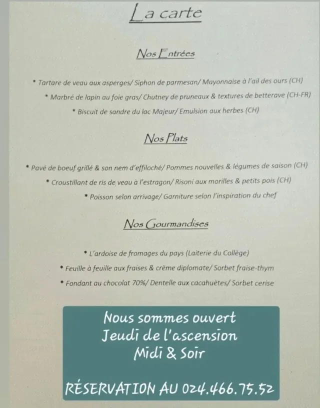 Restaurant de la Fontaine — atmosphere