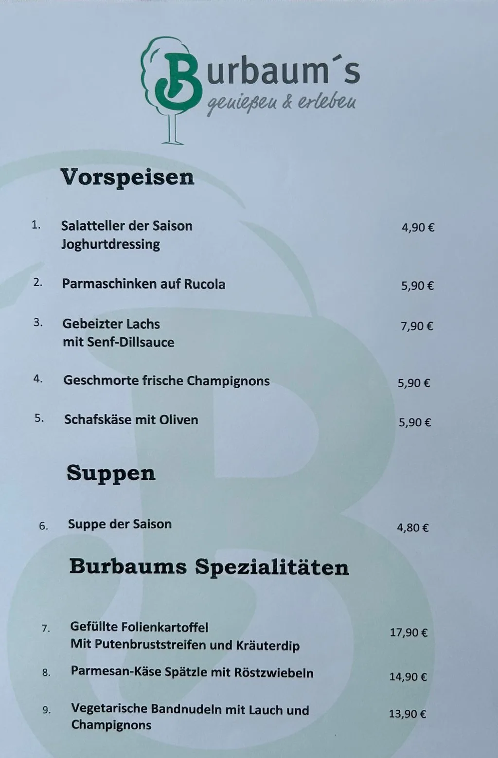 Burbaums Restaurant — photo 4