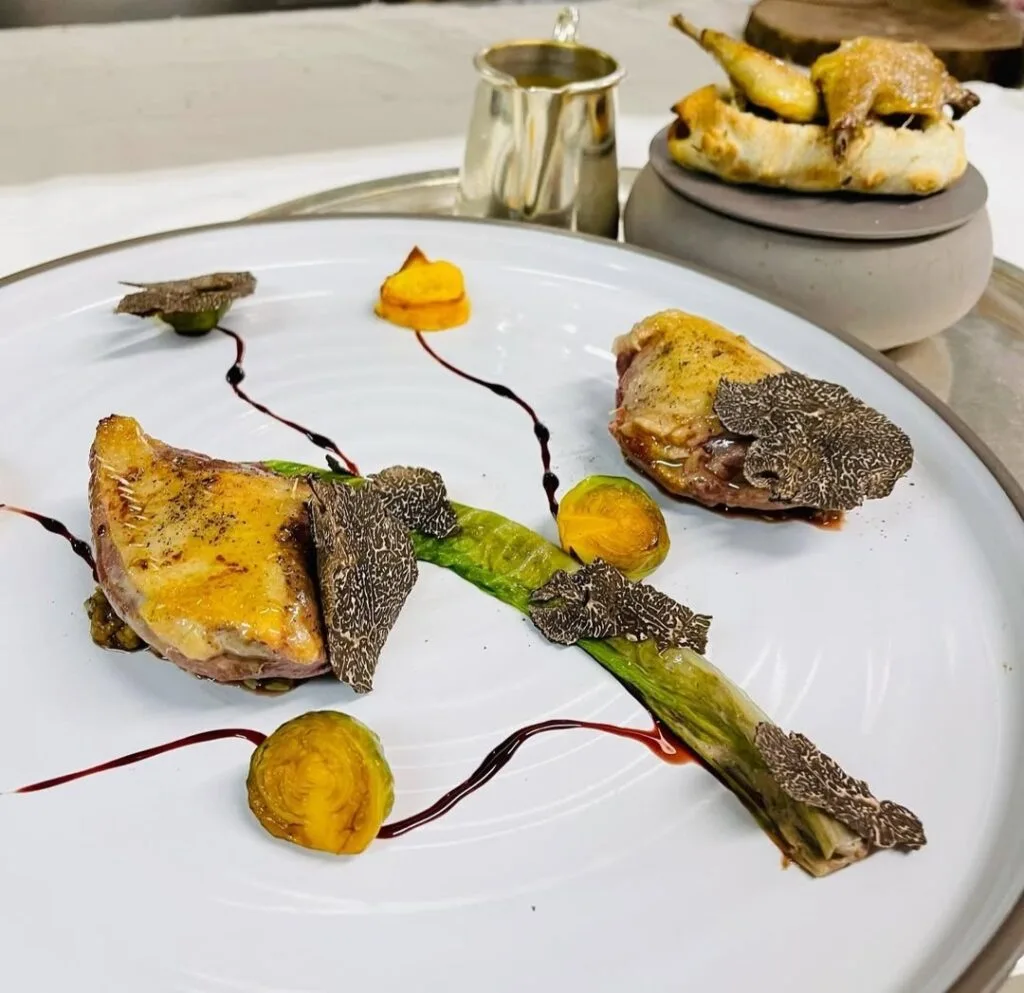 L'Aube des Sens — food