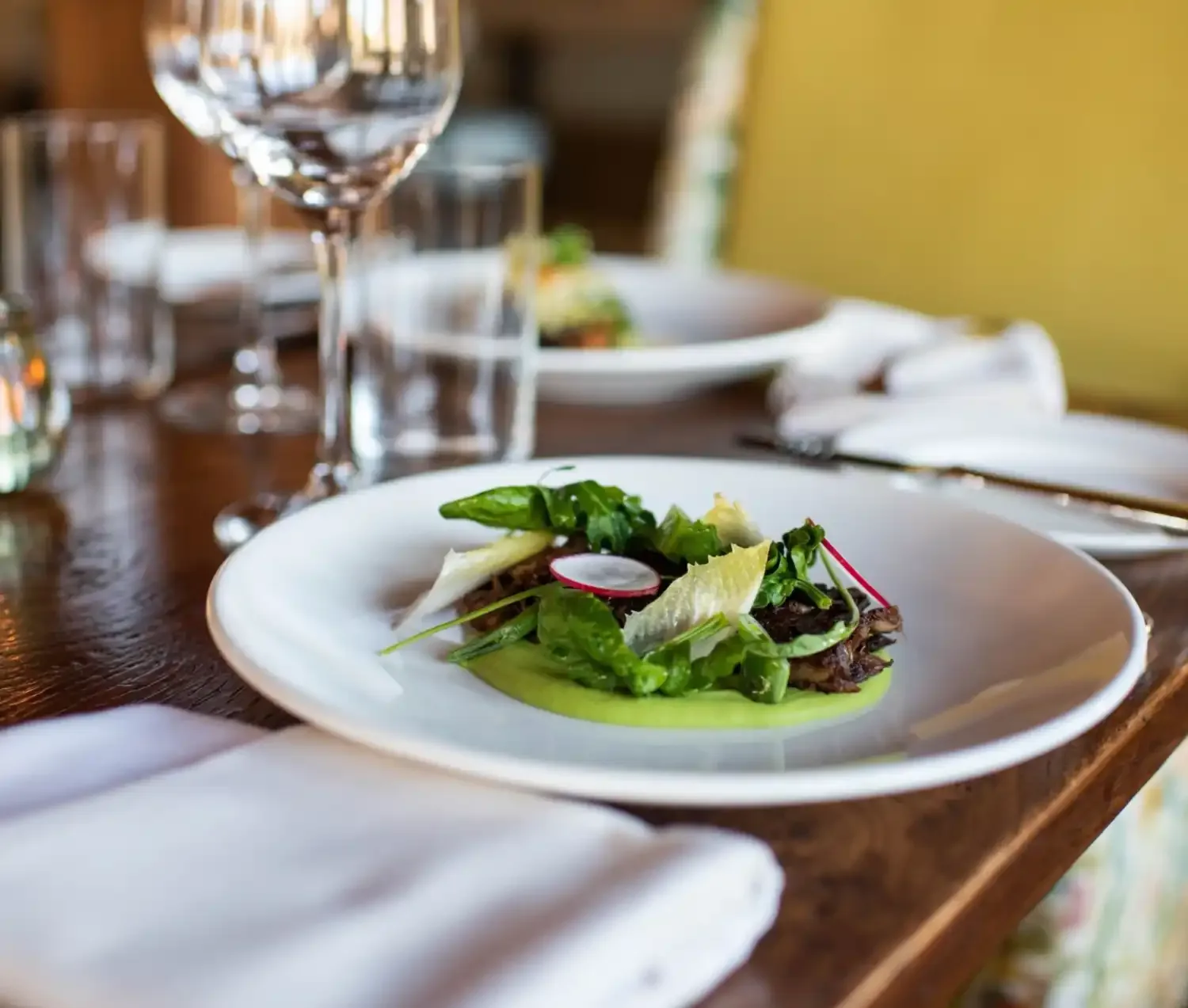 The Dining Room at High Hampton — food