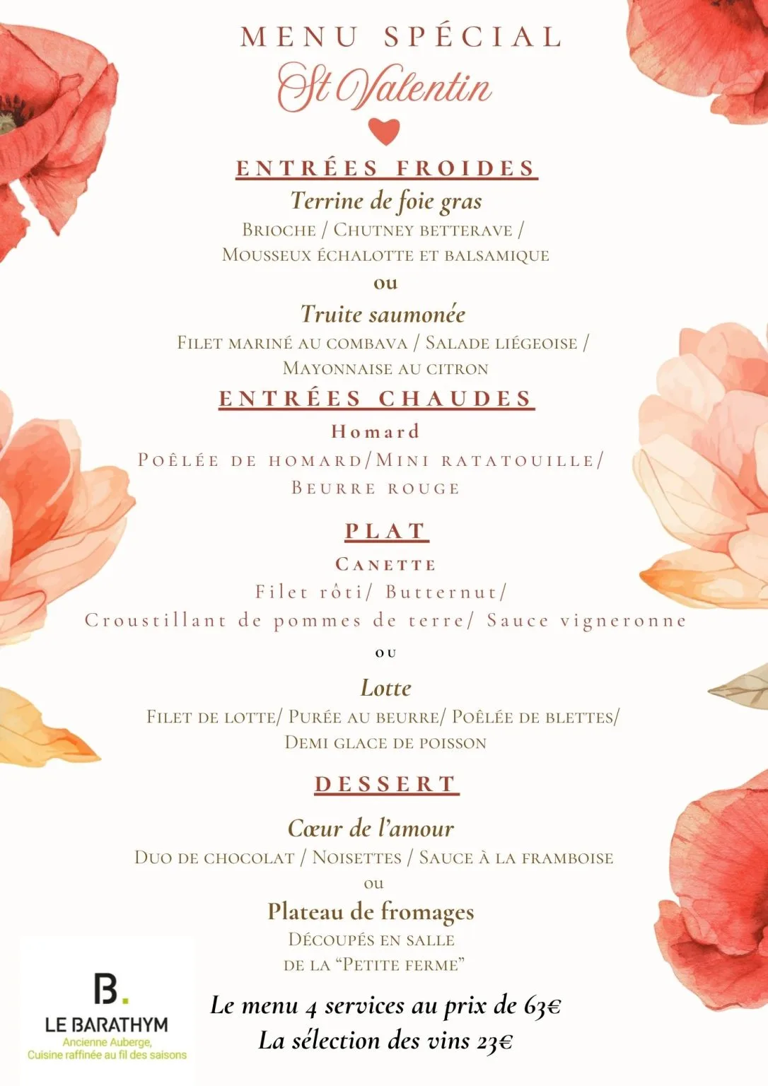 Le Barathym — food