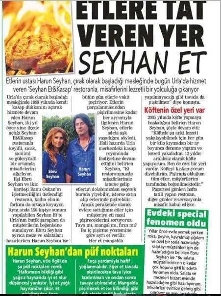 Seyhan Et — food