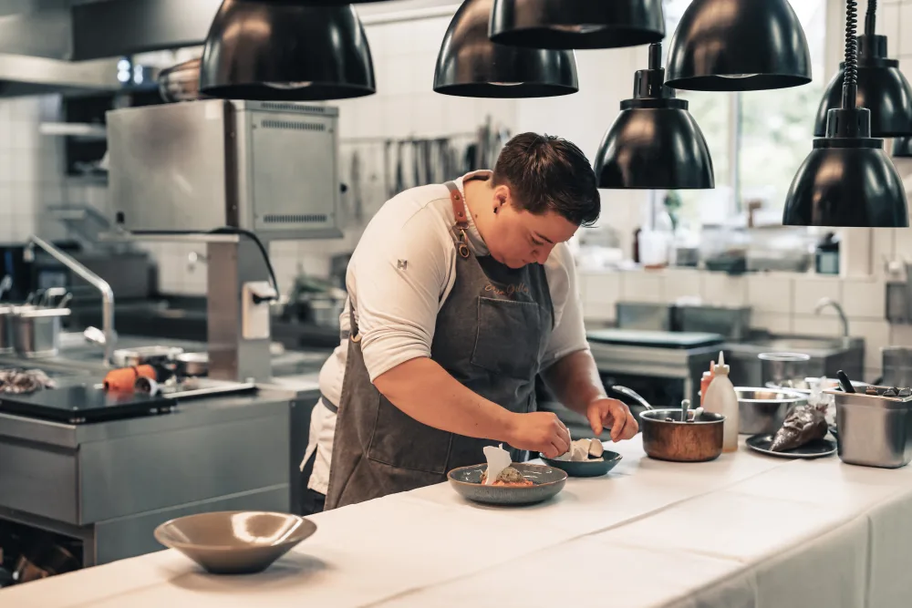 Die Schlosswirtschaft — kitchen