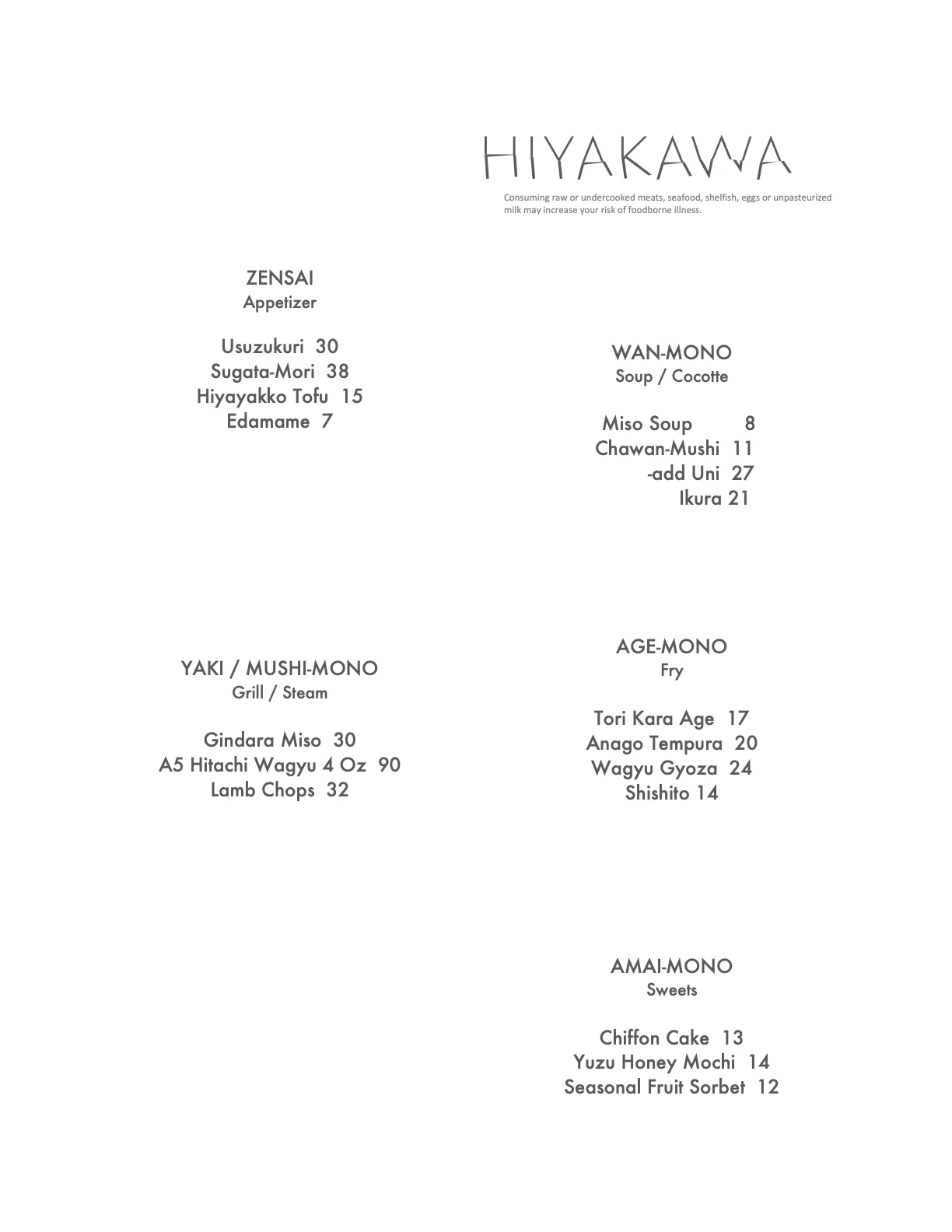 Hiyakawa Miami, Miami