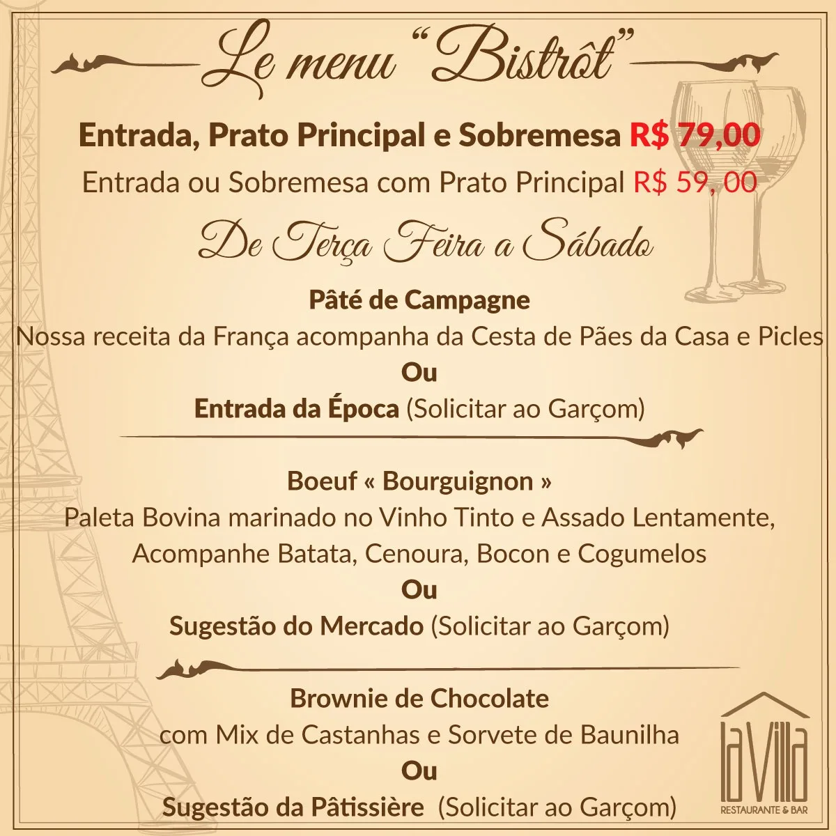 La Villa - Bistrô Francês — food