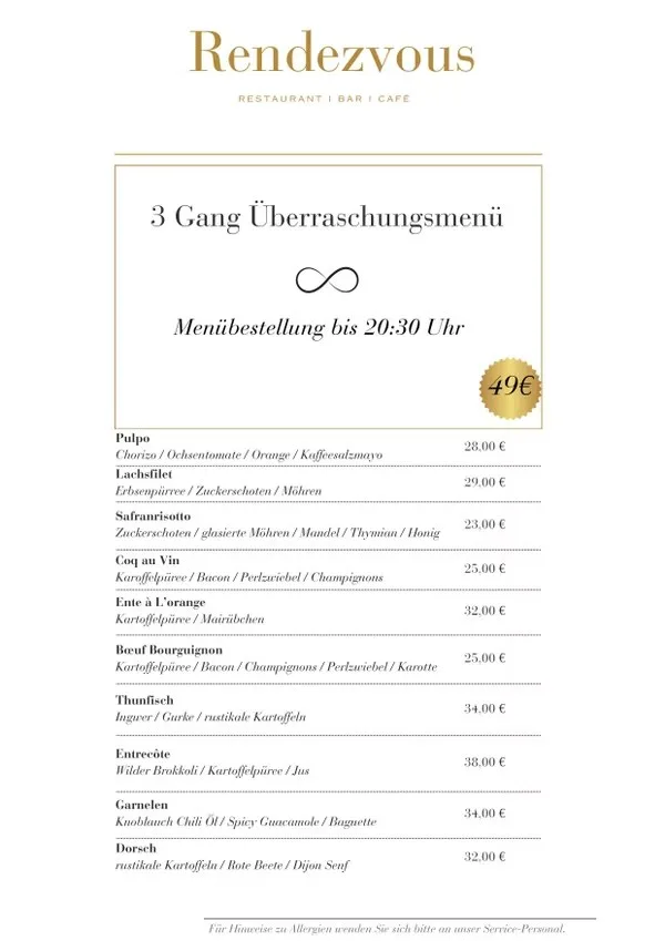 Restaurant Rendezvous — atmosphere