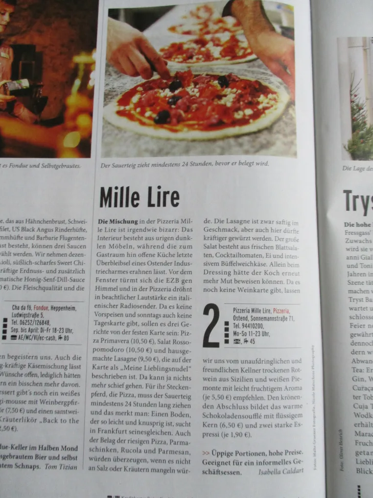 Pizzeria Mille Lire — photo 5