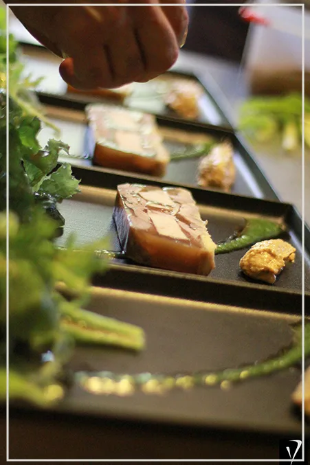 Les Loges du Jardin d'Aymeric — food
