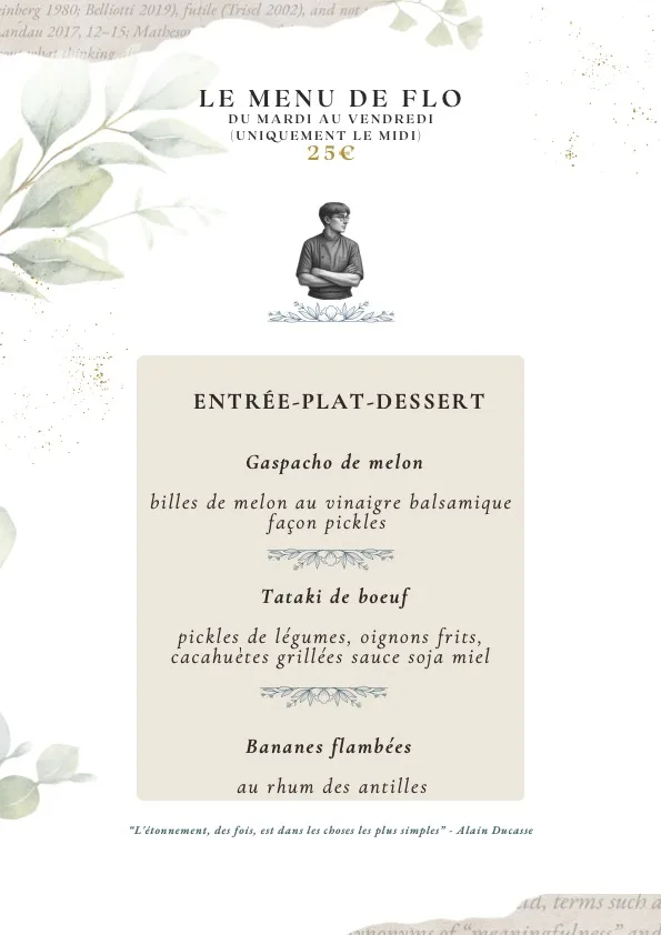 L'Intuition d'André — food