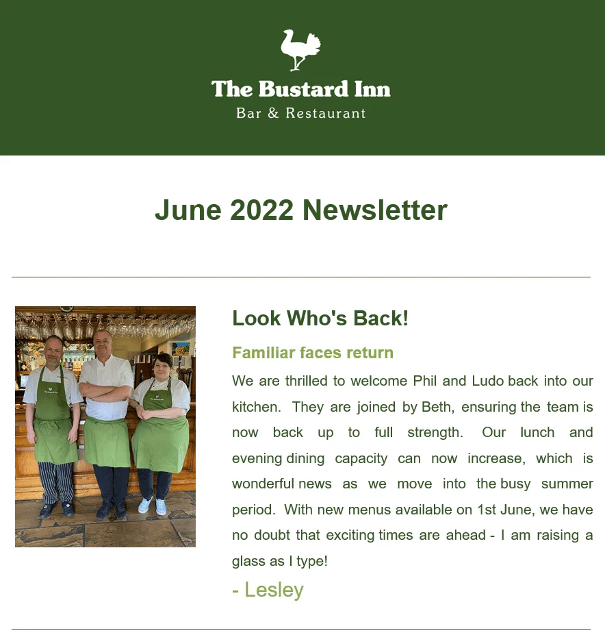 The Bustard Inn & Restaurant — photo 56
