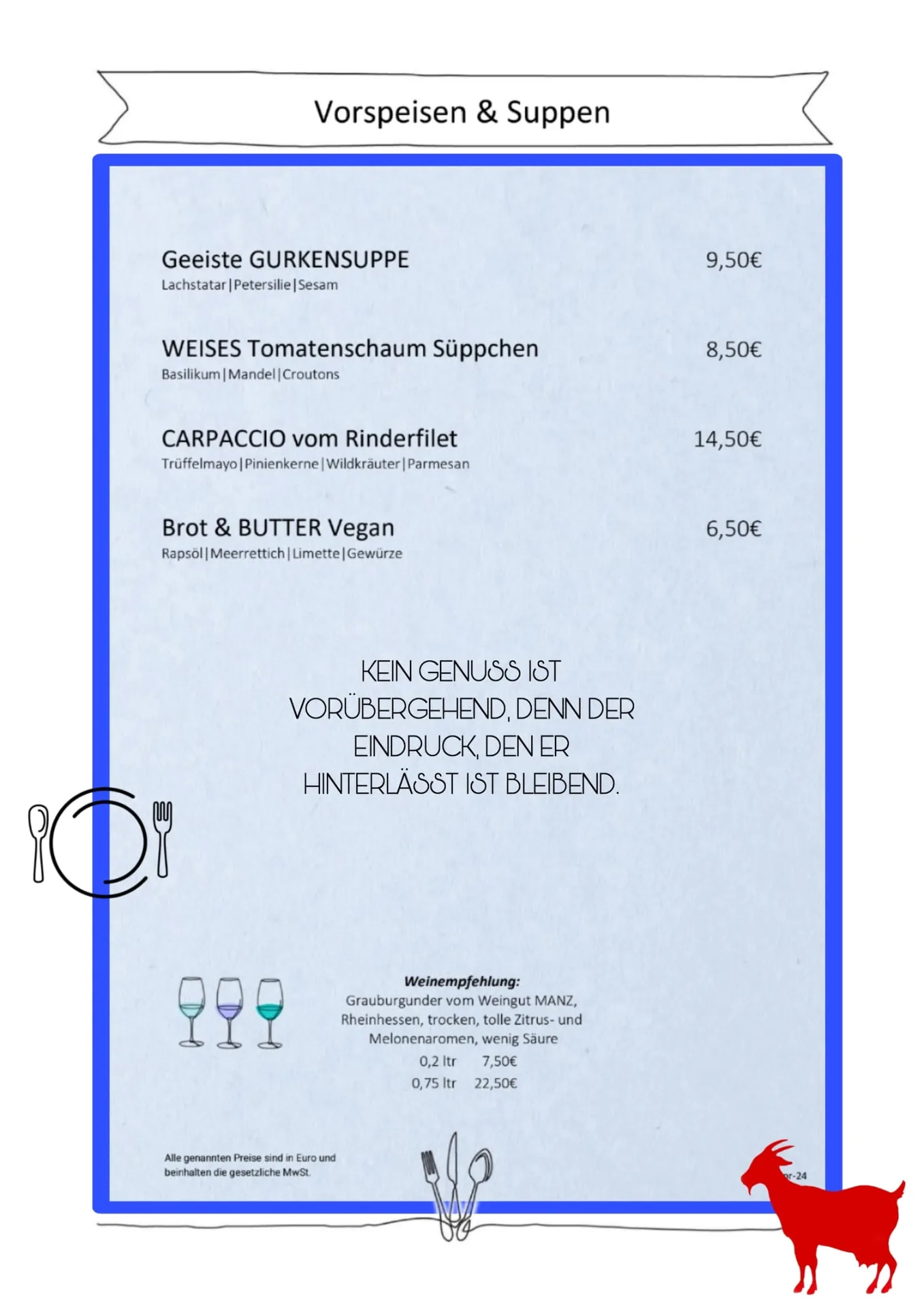 Restaurant „Blaue Ziege“ — photo 17