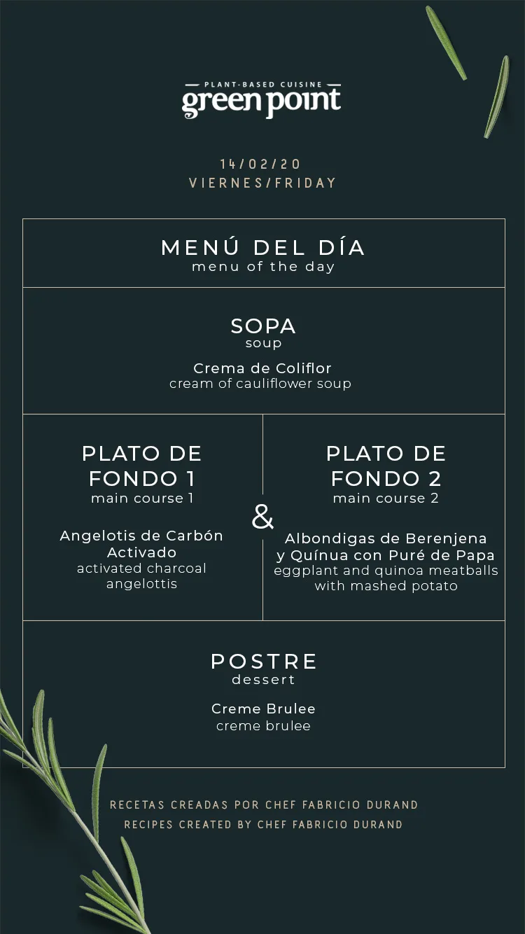 Green Point — food