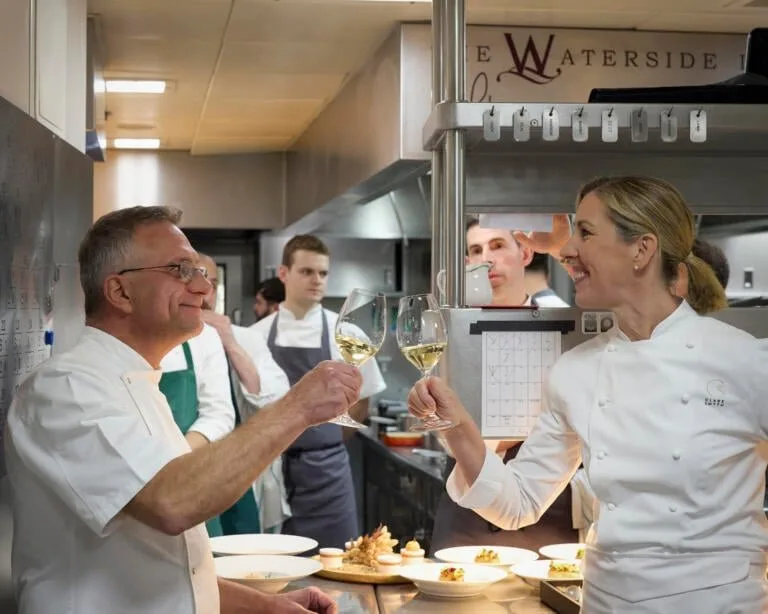 The Waterside Inn — kitchen