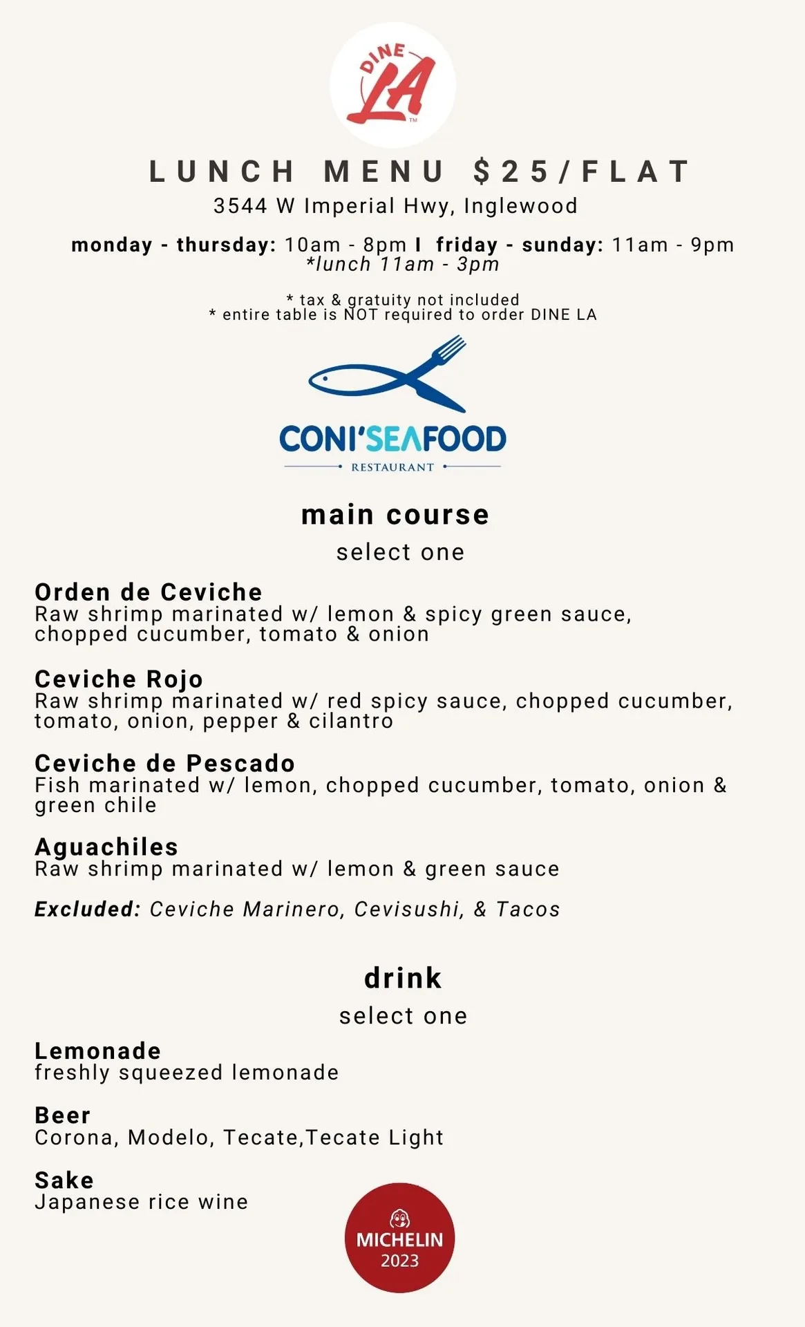 Coni'Seafood — food