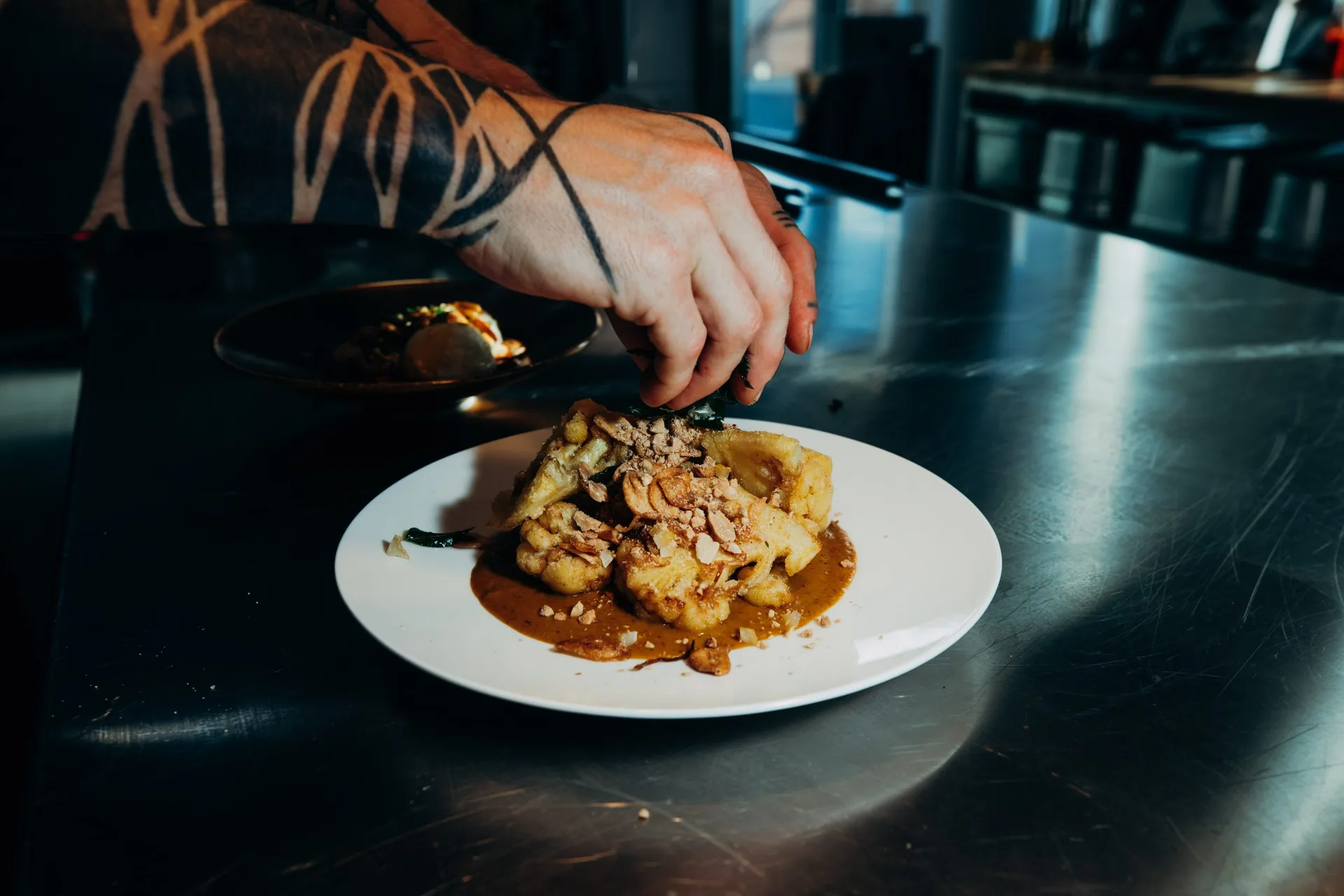 Restaurant Oben — kitchen