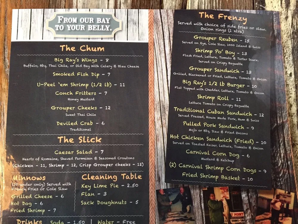 Big Ray's Fish Camp — food