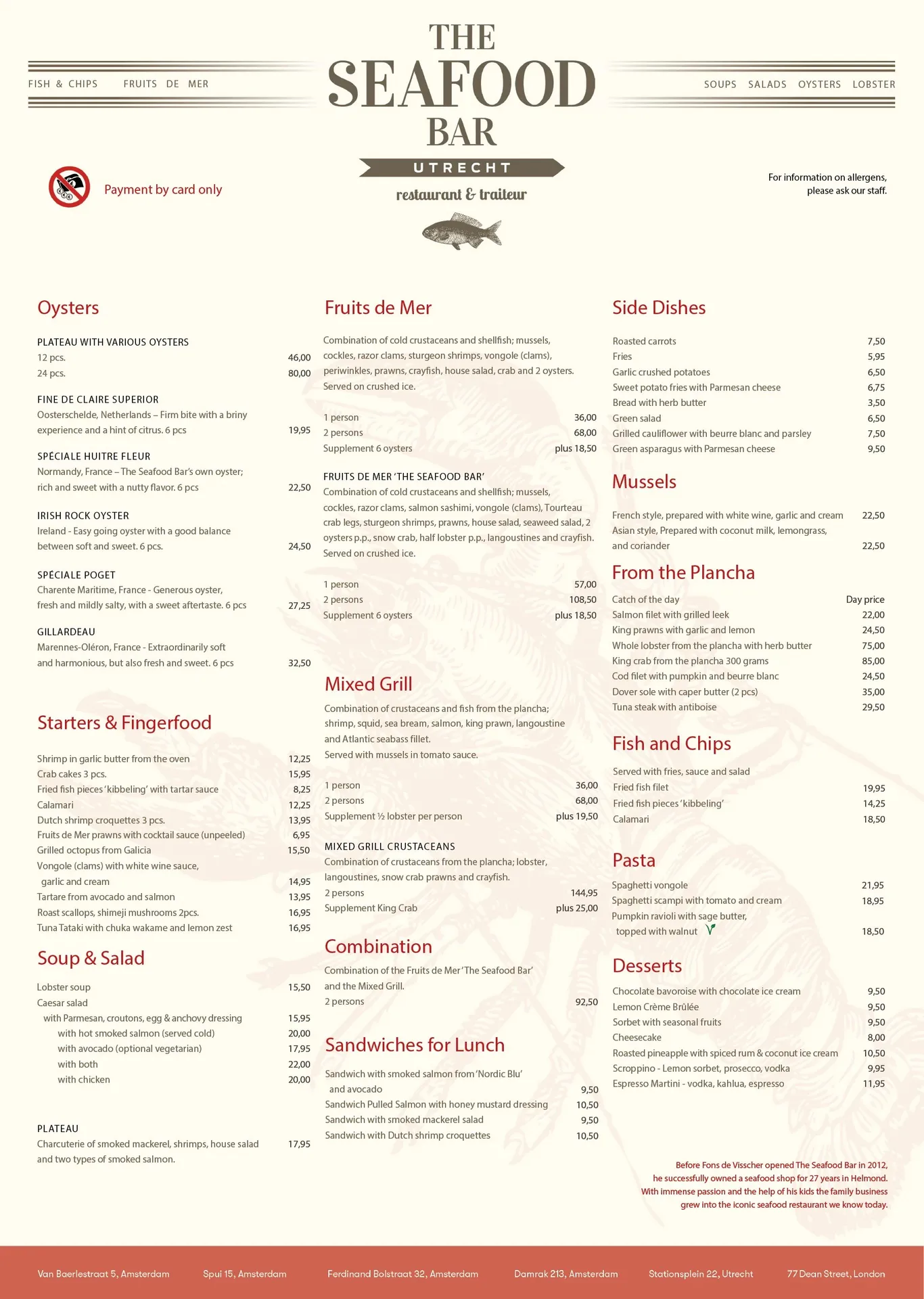 The Seafood Bar van Baerlestraat — photo 45
