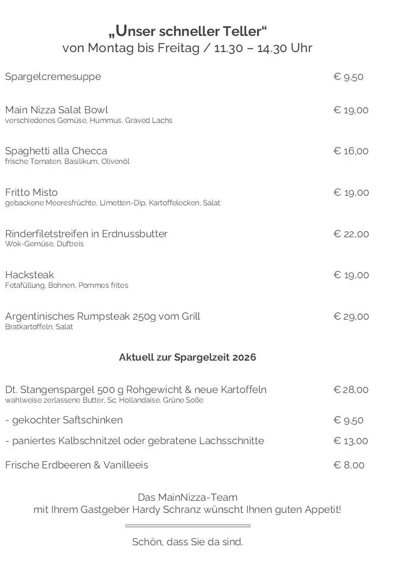 Main Nizza — kitchen