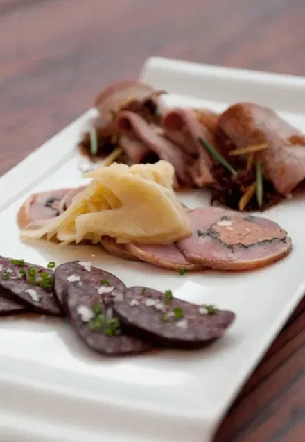 Table, Donkey and Stick — food