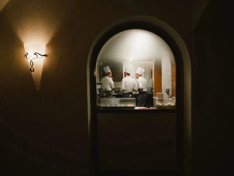 Kulm Hotel — kitchen