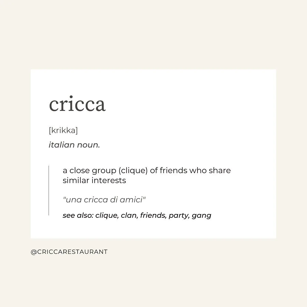 CRICCA — kitchen