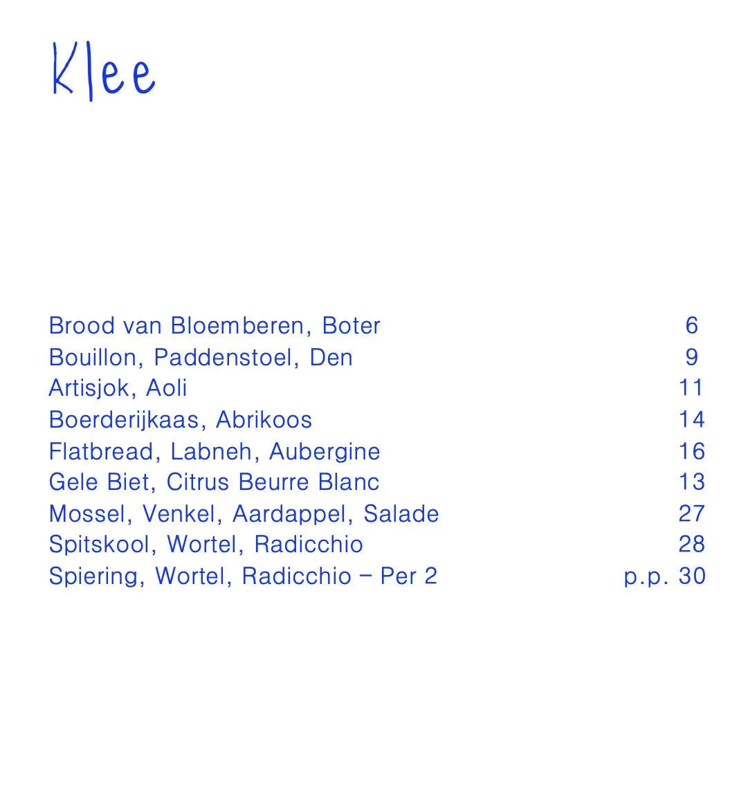 Klee — kitchen
