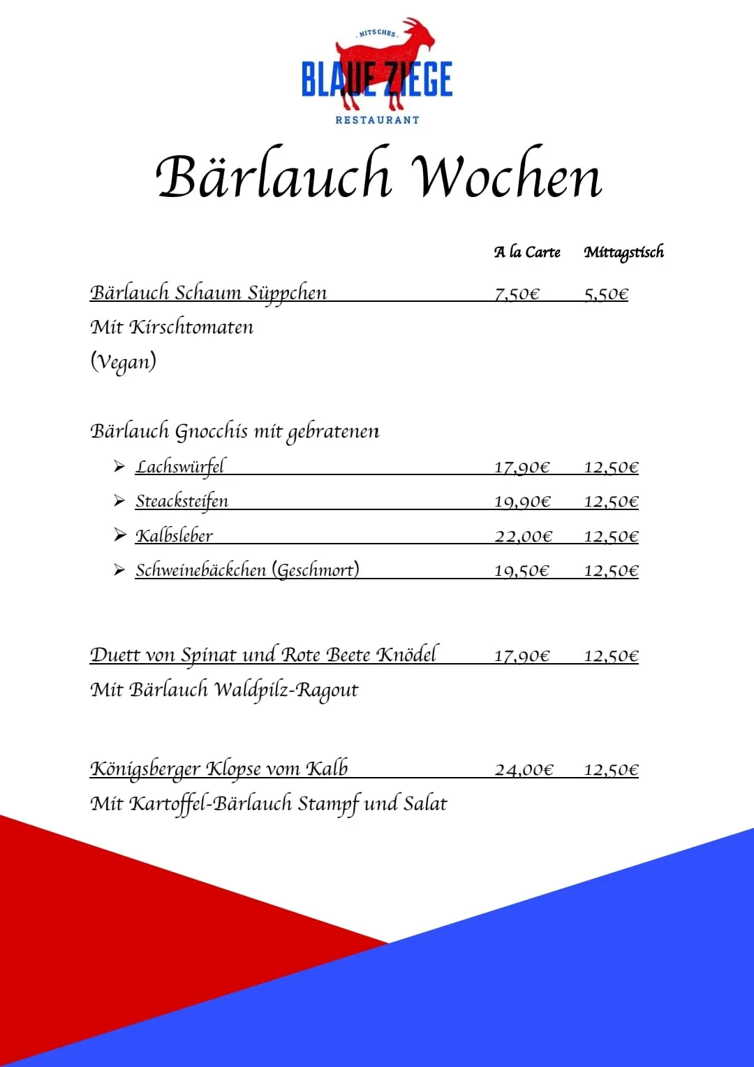 Restaurant „Blaue Ziege“ — photo 8