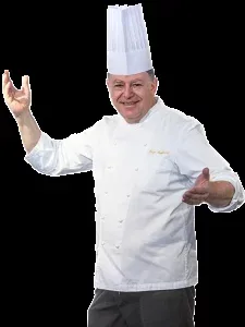 Auberge de la Croix-Blanche — kitchen